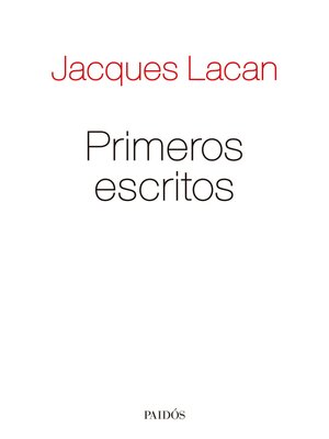 cover image of Primeros escritos
